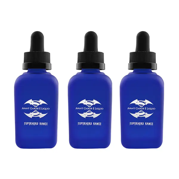 Avant Garde E-liquid Superhero Range Range Glass Shortfill 50ml (Various VG/PG)