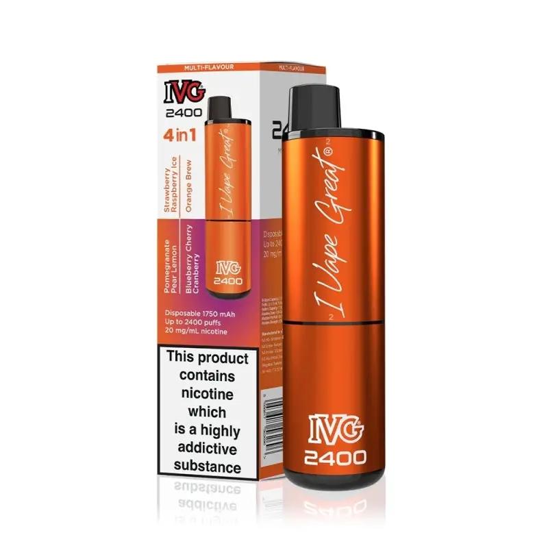 IVG 2400 Disposable vape Kit | 3 for £30