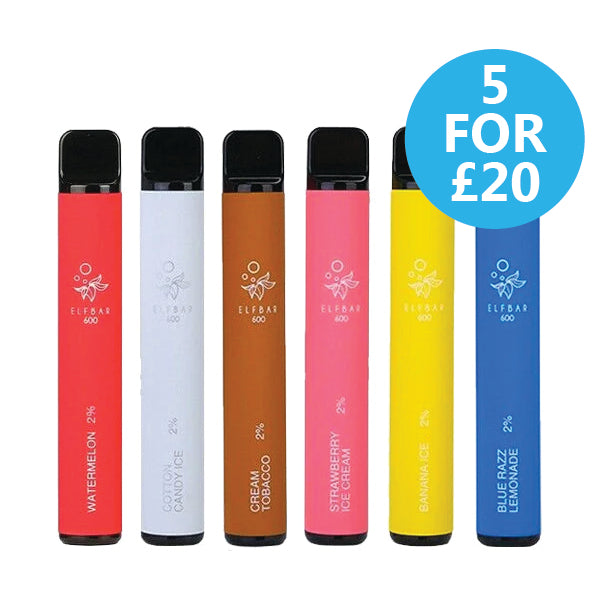 ELF Bar 600 Puff Disposable Vape