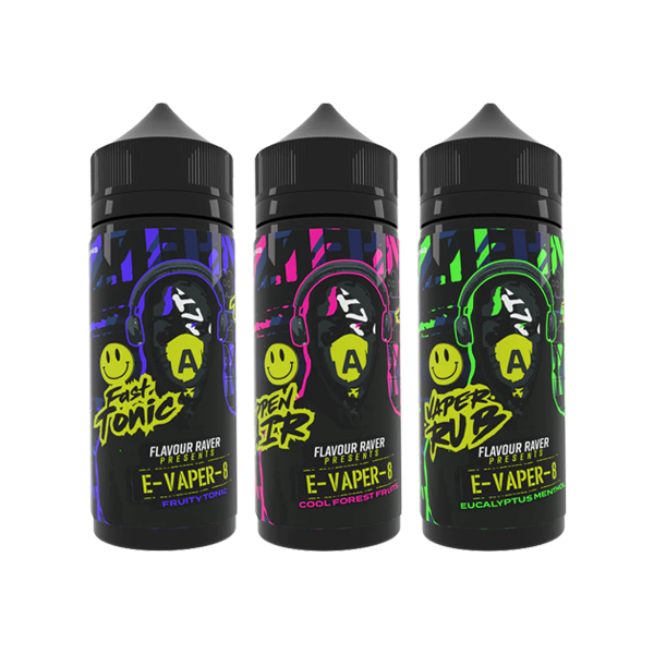 Flavour Raver E Liquid E Vaper 8 100ml