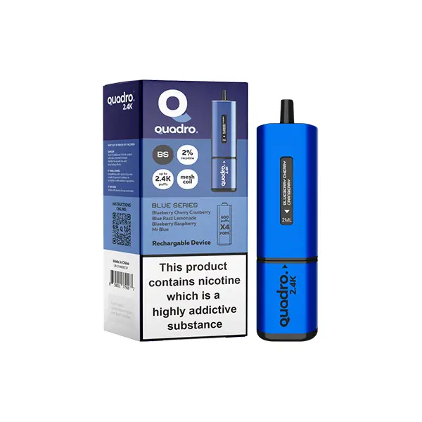 Quadro 2.4K Pod Vape Kit 2400 Puffs