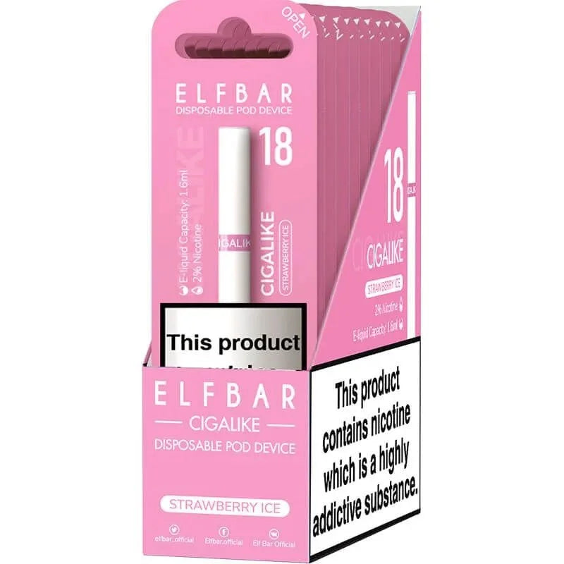 ELF Bar Cigalike Disposable, Pack of 10