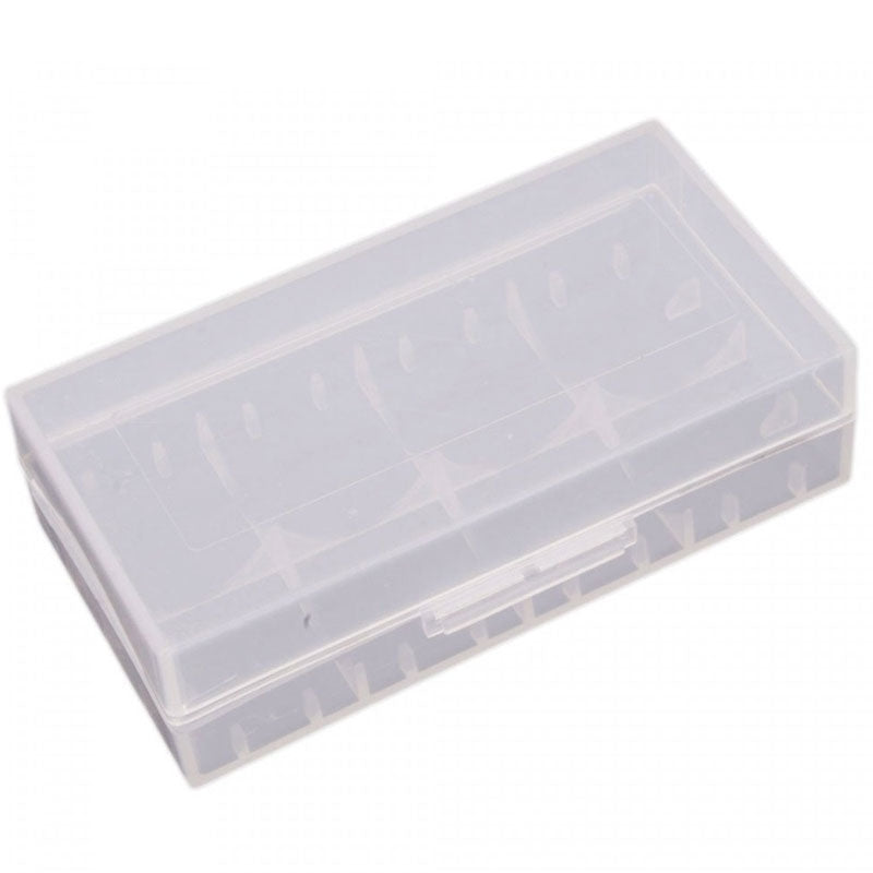 PLASTIC CARRY CASE 18650 Battery (HOLDS 2)