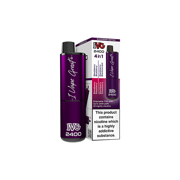 IVG 2400 Puffs Disposable Vape - 4 in 1 Multi-Edition