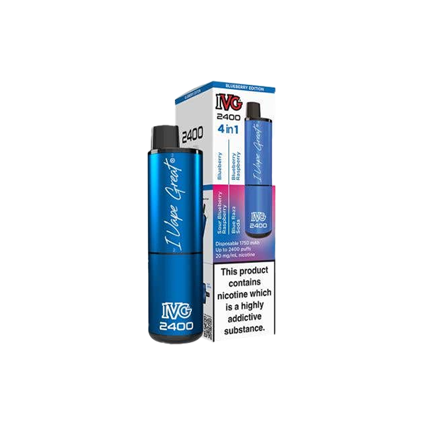 IVG 2400 Puffs Disposable Vape - 4 in 1 Multi-Edition