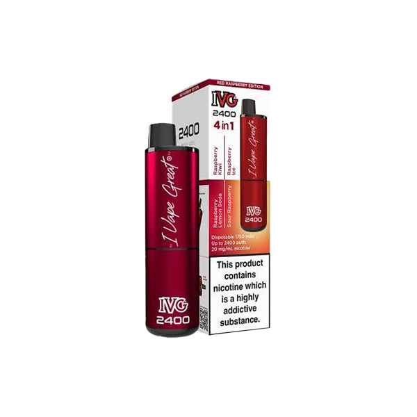 IVG 2400 Puffs Disposable Vape - 4 in 1 Multi-Edition