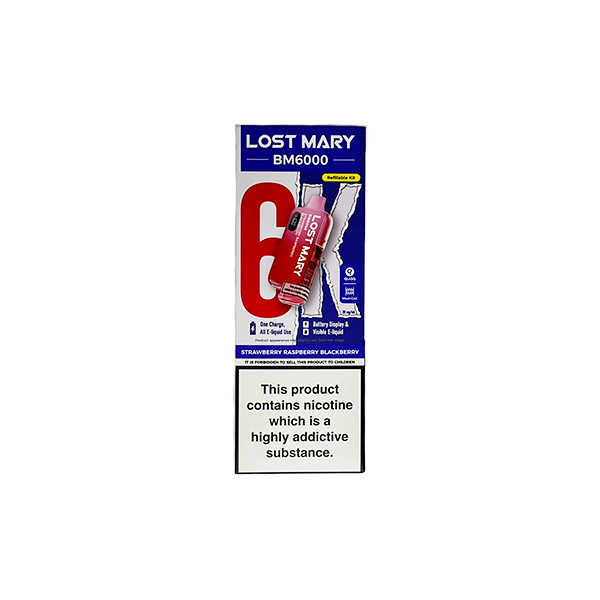 LOST MARY BM6000 Refillable Pod Kit - 6000 Puffs