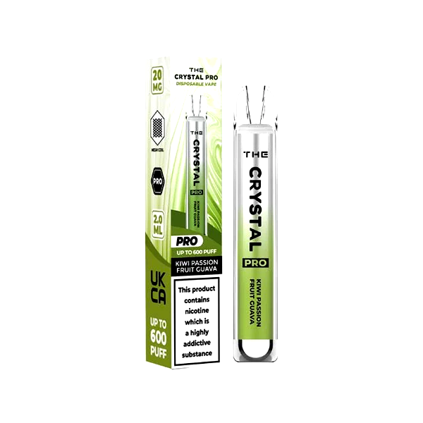 The Crystal Pro Disposable Vape Kit | 5 for £20