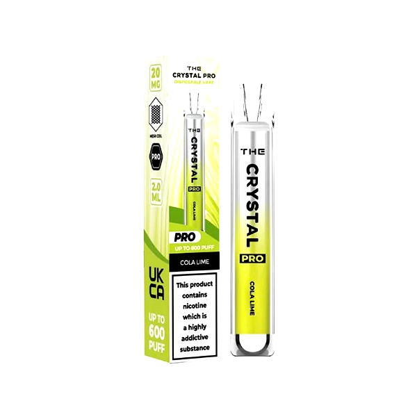 The Crystal Pro Disposable Vape Kit | 5 for £20