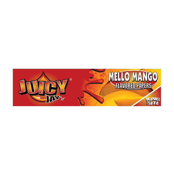 24 Juicy Jay King Size Flavoured Slim Rolling Paper - Full Box