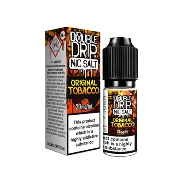 Double Drip 10ML Flavoured Nic Salts 10mg E Liquid (Pack of 2)