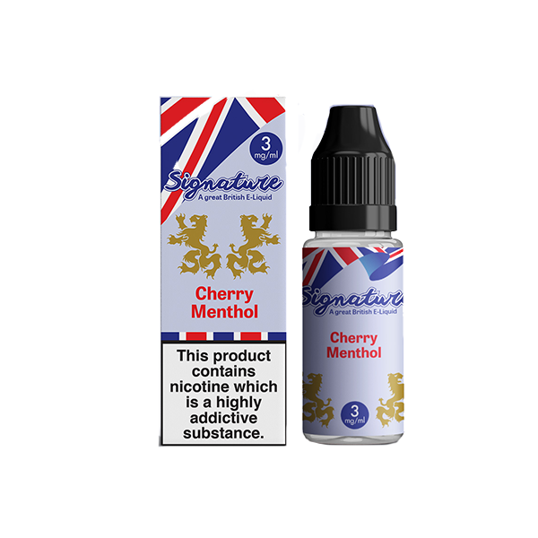 Signature Vapours E Liquid 10ml 3mg