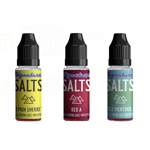 Signature Vapours 10ml Nic Salt 20mg (BUY 1 GET 1 FREE)