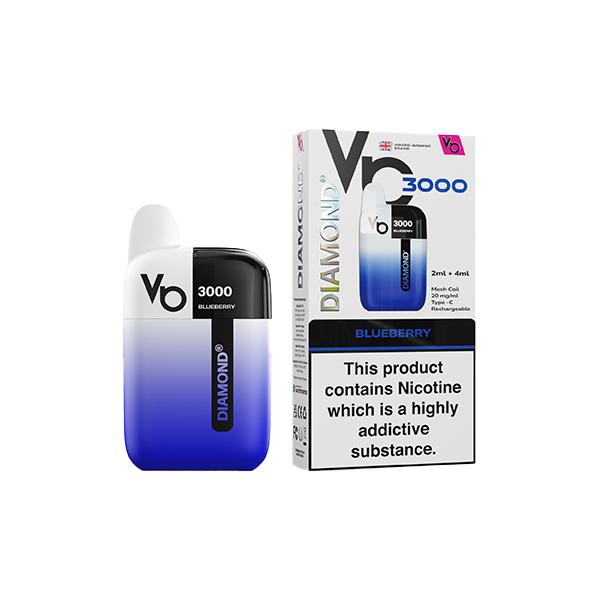 Vapes Bar Diamond Vape Kit 3000 Puffs