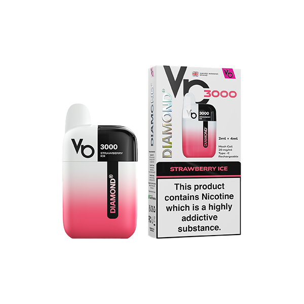 Vapes Bar Diamond Vape Kit 3000 Puffs