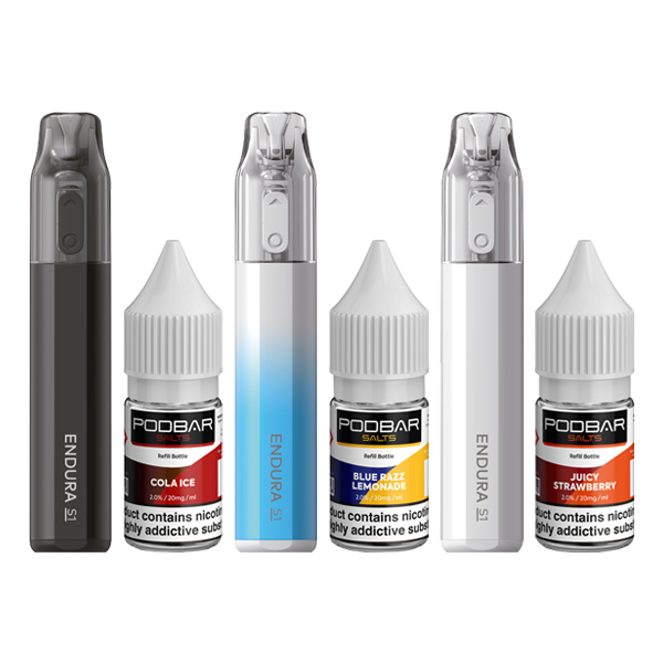 Innokin Endura S1 Disposable Vape Kit 3500 Puffs + Podbar Salts 10ml