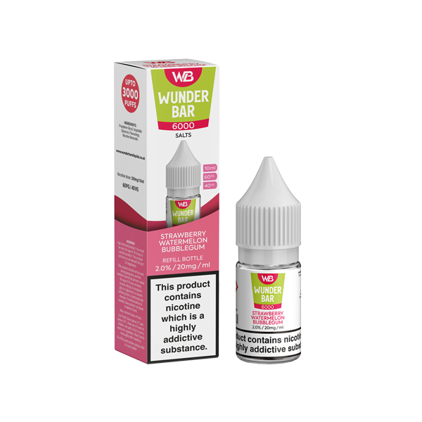 Wunderbar 6000 Salts 10ml Nic Salts | 20mg