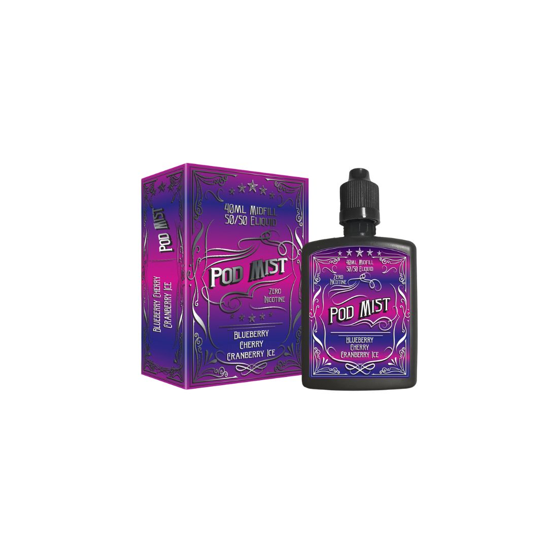 Pod Mist Midfill 40ml Shortfill (50VG/50PG).