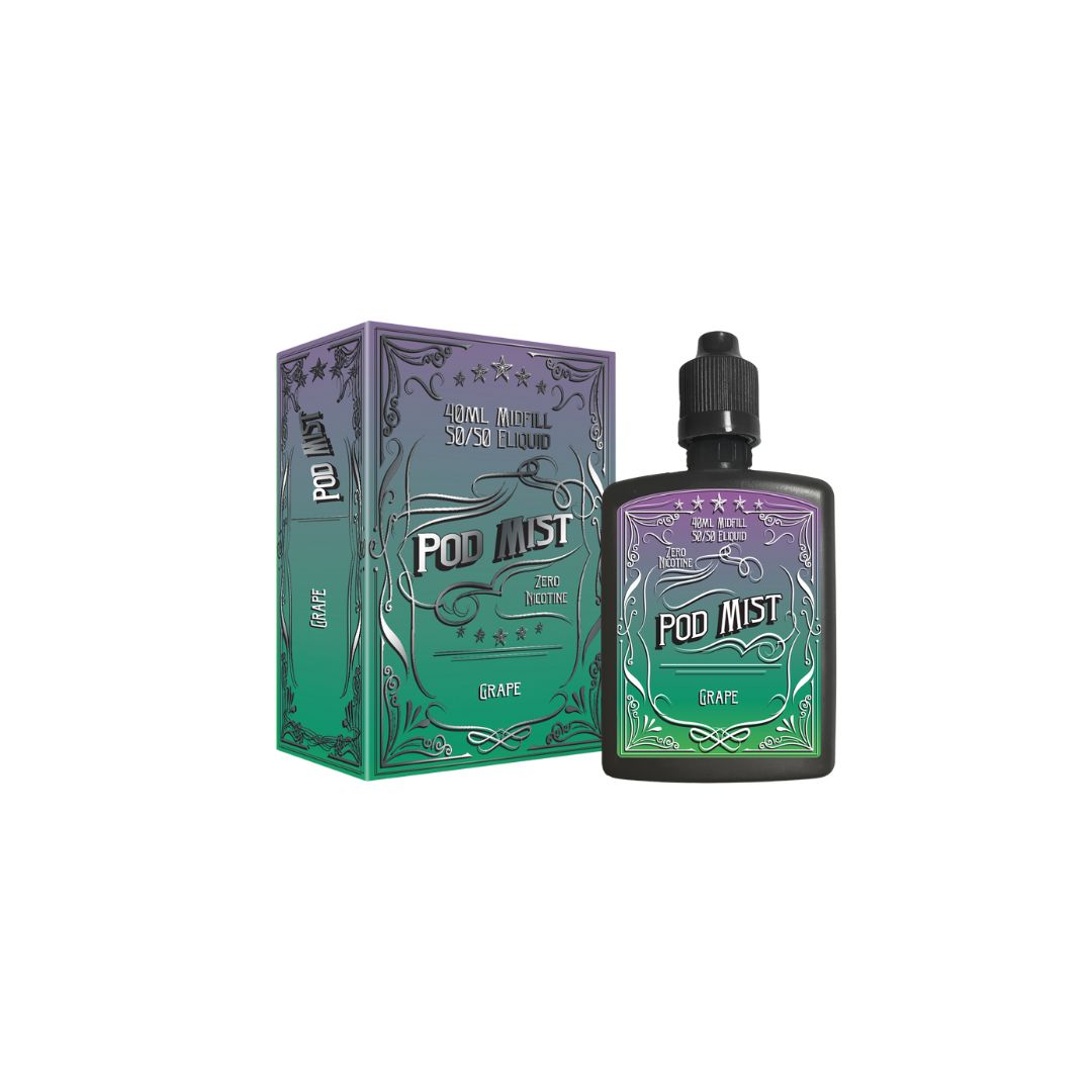 Pod Mist Midfill 40ml Shortfill (50VG/50PG).