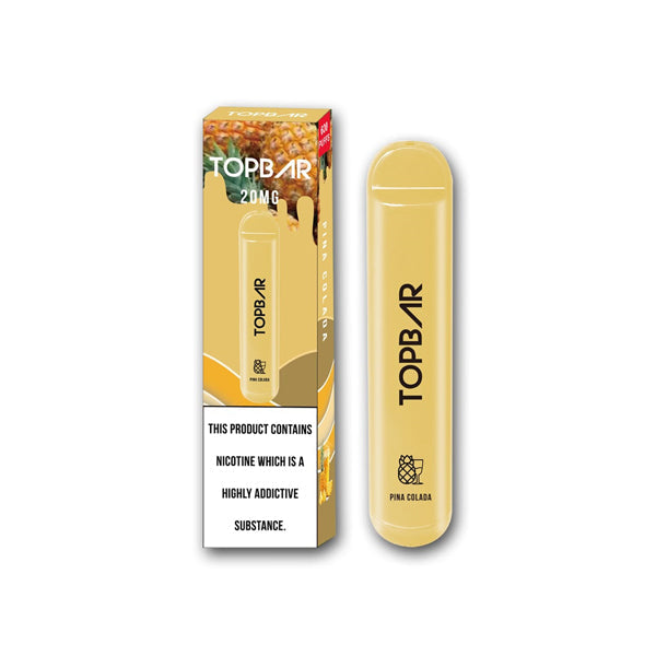 Top Bar Disposable 600 Puffs | 5 for £20