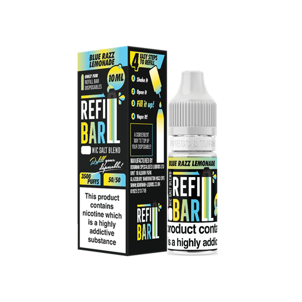 Refill Bar Nic Salt 10mg 10ml