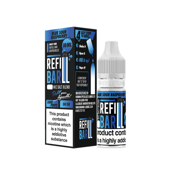 Refill Bar Nic Salt 10mg 10ml