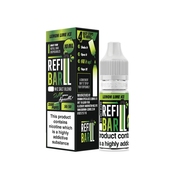 Refill Bar Nic Salt 10mg 10ml