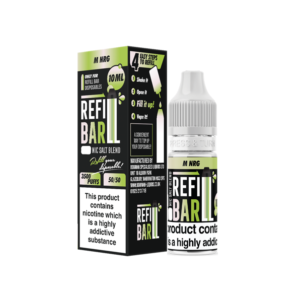 Refill Bar Nic Salt 10mg 10ml