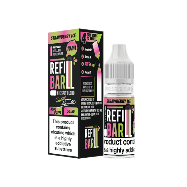 Refill Bar Nic Salt 10mg 10ml