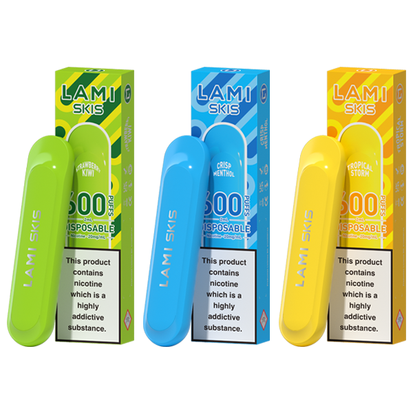 Lami Skis Disposable Vape 600 Puffs | 5 for £20