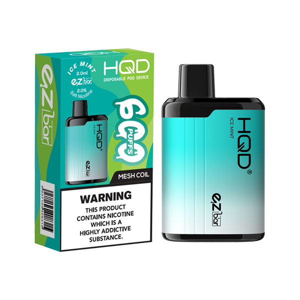 HQD Disposable 600 Vape 20mg | 5 in £20