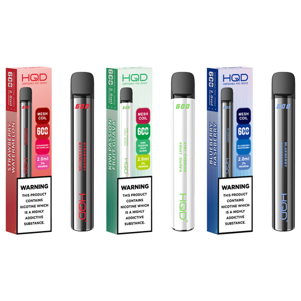 HQD 600 Disposable Vape 20mg | 5 in £20