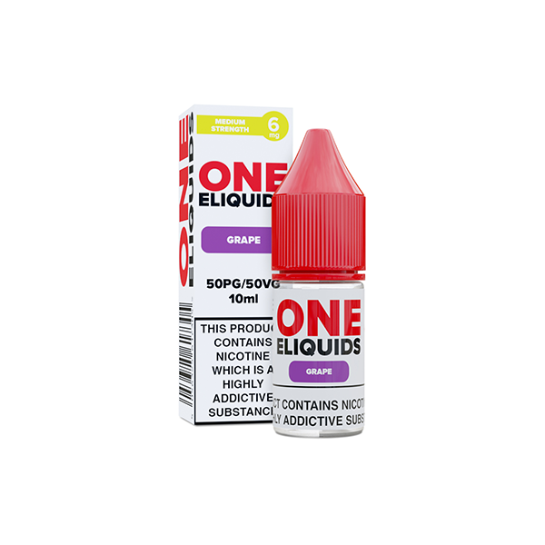 One E Liquid 10ml Nic Salt 6mg