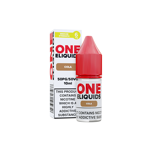 One E Liquid 10ml Nic Salt 6mg