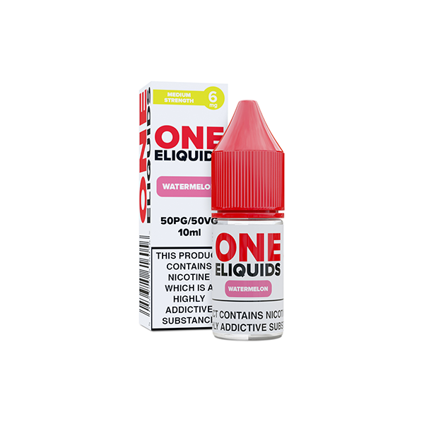 One E Liquid 10ml Nic Salt 6mg