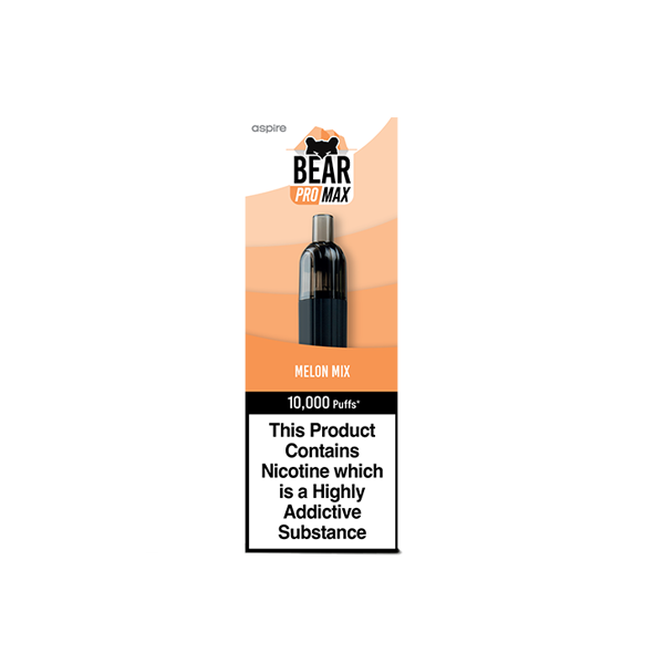 Bear Pro Max 10000 Puffs Disposable vape Kit 3X Nic Salts 20mg
