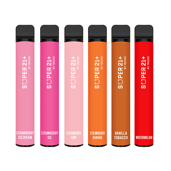 Super21+ By Yecoo Disposable 600 Puffs | 5 for £20