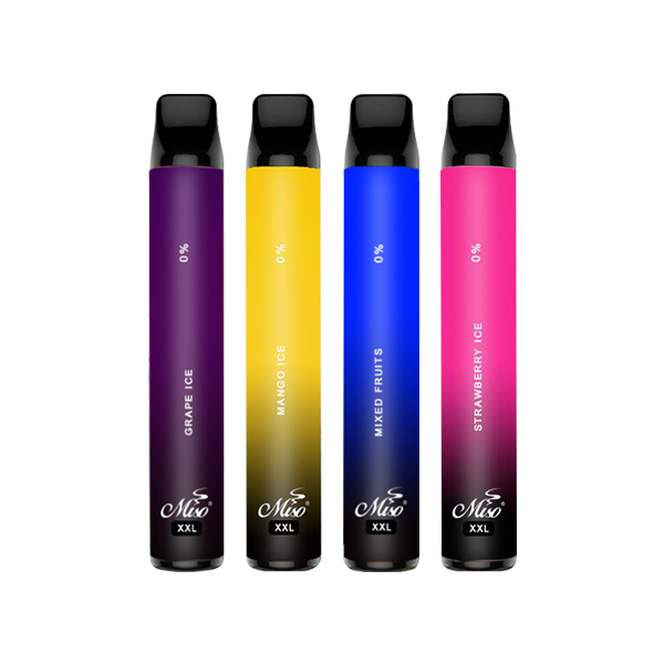 Miso XXL Disposable Vape 1600 Puffs | Nicotine Free