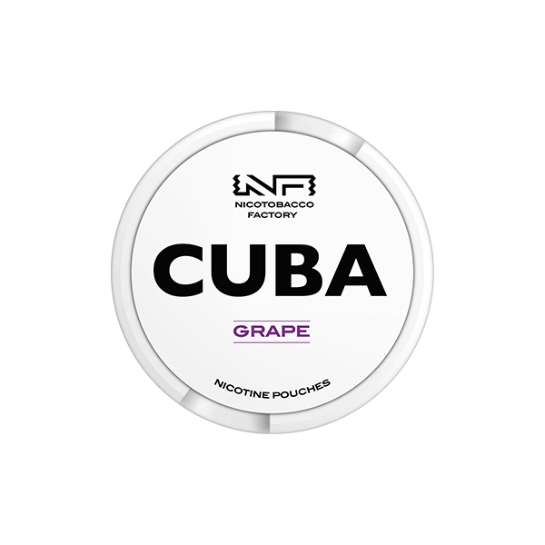 CUBA White Nicotine Pouches 16mg - 25 Pouches
