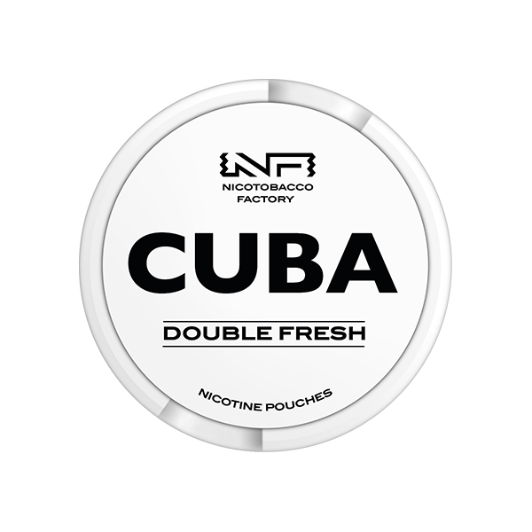 CUBA White Nicotine Pouches 16mg - 25 Pouches