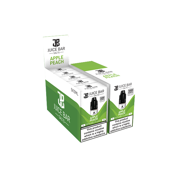 Juice Bar 10ml Nic Salt 10mg - Pack Of 5