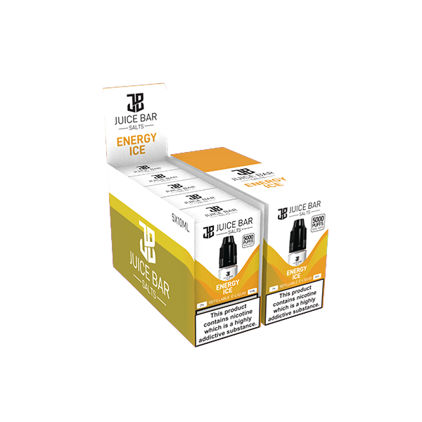 Juice Bar 10ml Nic Salt 10mg - Pack Of 5