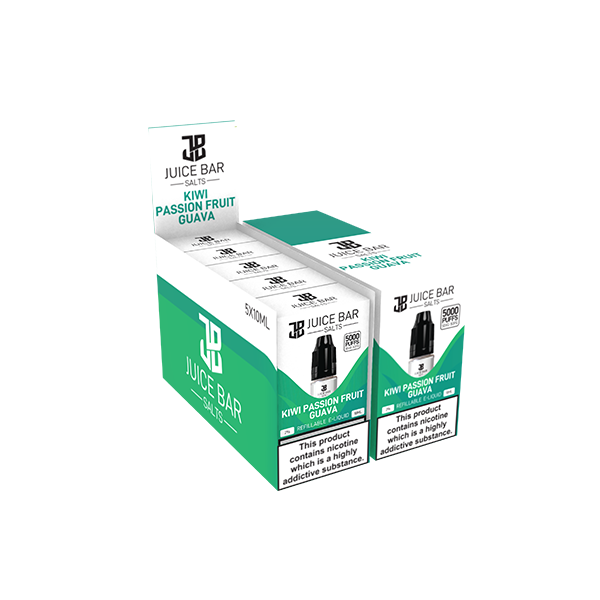 Juice Bar 10ml Nic Salt 10mg - Pack Of 5