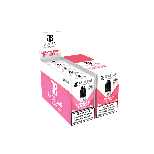 Juice Bar 10ml Nic Salt 10mg - Pack Of 5