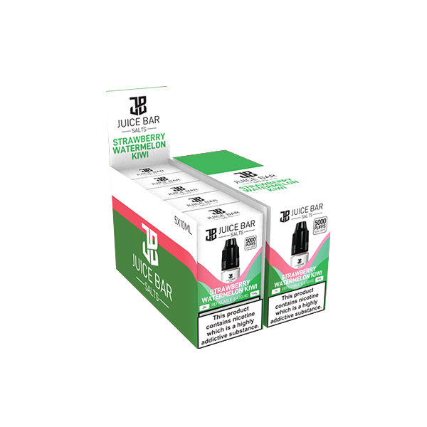 Juice Bar 10ml Nic Salt 10mg - Pack Of 5