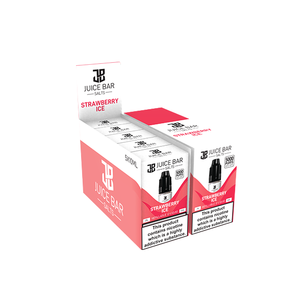 Juice Bar 10ml Nic Salt 10mg - Pack Of 5