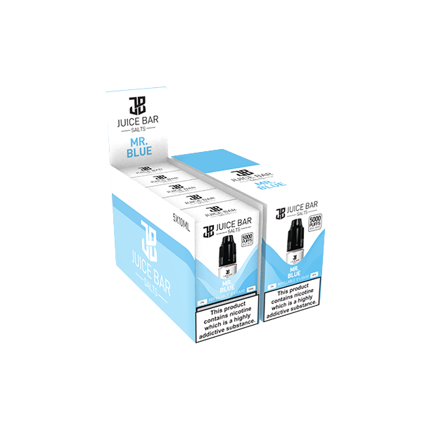 Juice Bar 10ml Nic Salt 10mg - Pack Of 5