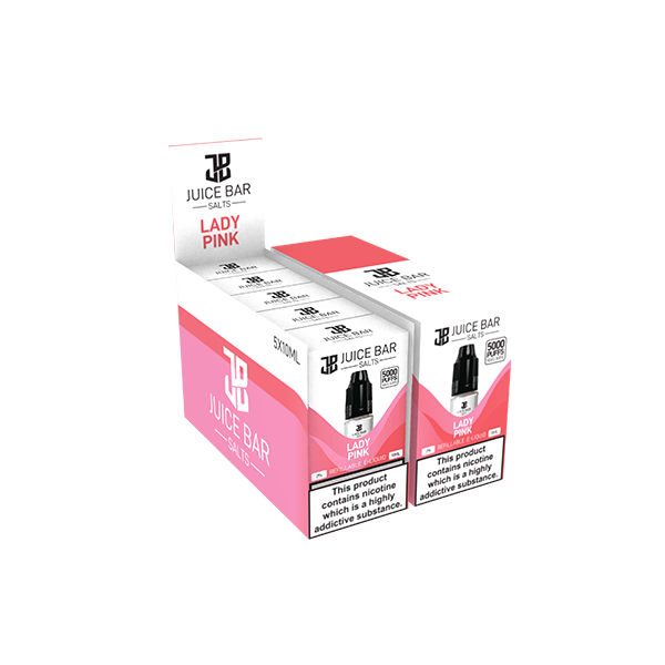 Juice Bar 10ml Nic Salt 10mg - Pack Of 5