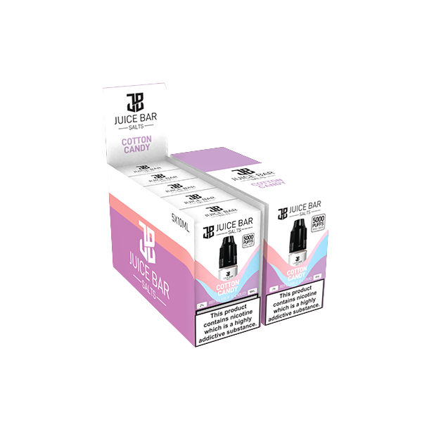 Juice Bar 10ml Nic Salt 10mg - Pack Of 5