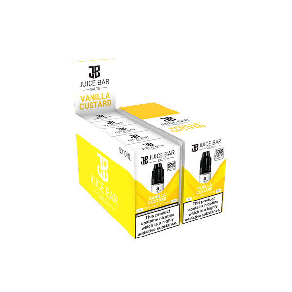 Juice Bar 10ml Nic Salt 10mg - Pack Of 5